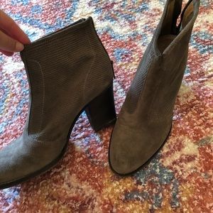 Aquatalia suede booties!